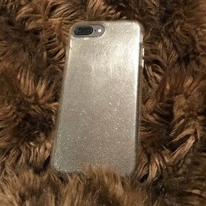 iPhone 7/8 Plus Clear Glitter Case